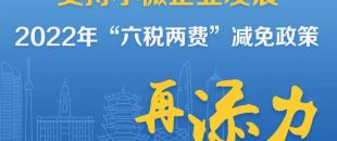 一圖了解：支持小微企業(yè)發(fā)展，2022年“六稅兩費”減免政策再添力