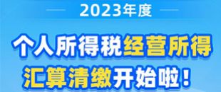 圖說(shuō)| 2023年度個(gè)人所得稅經(jīng)營(yíng)所得匯算清繳開始啦！